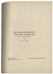 Moe Howard's 27pp. Script Dated November 1949 for The Three Stooges Film ''Three Arabian Nuts'', Working Title ''Genii With the Light Brown Hair'' -- Near Fine Condition